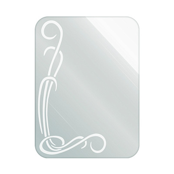 Зеркало 51*68  мат. рисунок SANAKS 45606